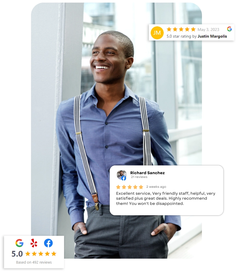 Reviews help improve your Google rankings